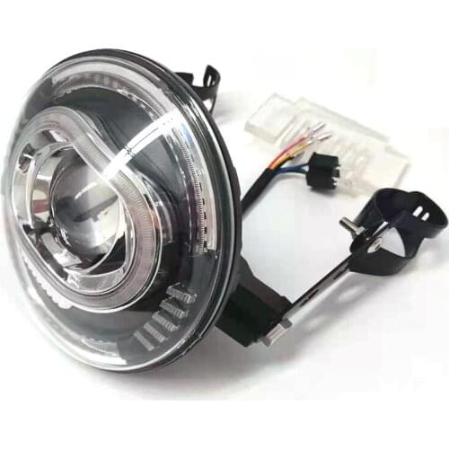 7 inch Universal Cafe Racer Round Motorcycle LED Head lamp Headlamp Distance Light Refit 7" Motorcycle Headlight Cafe Racer