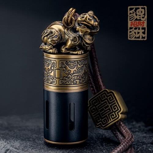 Pixiu Animal Design Car Fragrance Retro Style Car Perfume Hanging Car Air freshener Car Diffuser Interior Decoration