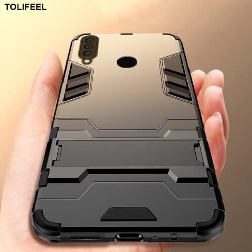 Case For Huawei Y5P Y6P Y7P Y8S Y9A Silicone Cover Anti-Knock Hard PC Robot Armor Slim Phone Back Cases For Honor 9X Lite Coque