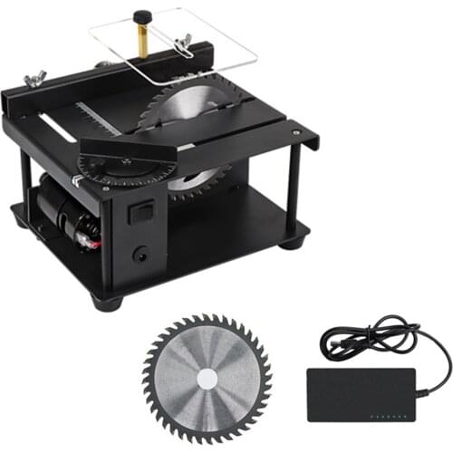 Mini Electric Table Saw Multifunction Cutting Machine Desktop Woodworking Bench Polish Circular Saw DIY Household Cutting Tool