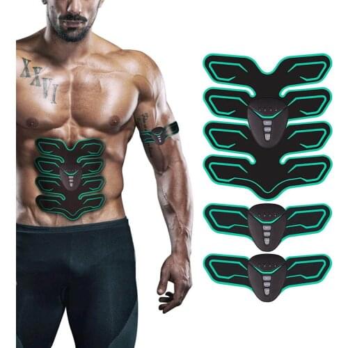 EMS Abdominal Electro Stimulator Abs Trainer Muscle Toning Belts Home Workout Fitness Device Training Gear Electroestimulador