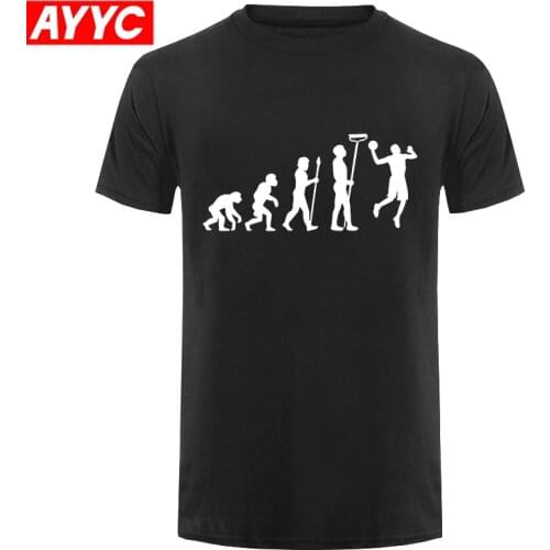 Evolution Basketball Birthday Funny Unisex Graphic Fashion New Cotton Short Sleeve T Shirts O Neck Harajuku T shirt