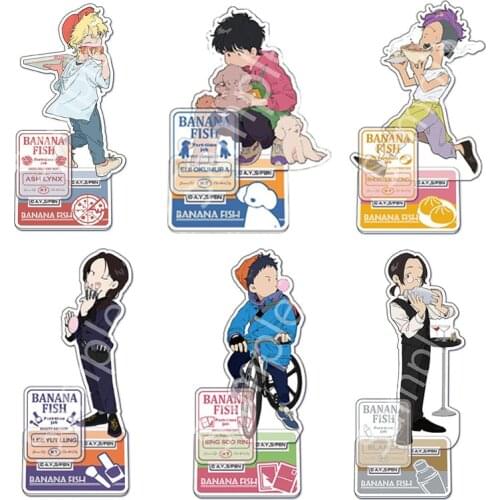 Anime BANANAFISH Figure Cosplay Acrylic Stands Figure Model Plate Holder Desktop Decor Fans Gift Collection Props
