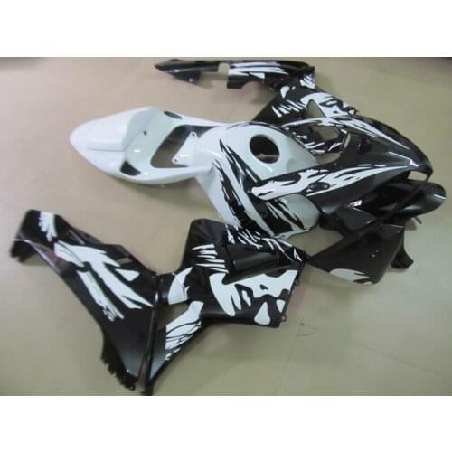 Injection bodywork fairing kit for Honda CBR600RR 05 06 white black high quality fairings set CBR600 RR 2005 2006 TY11