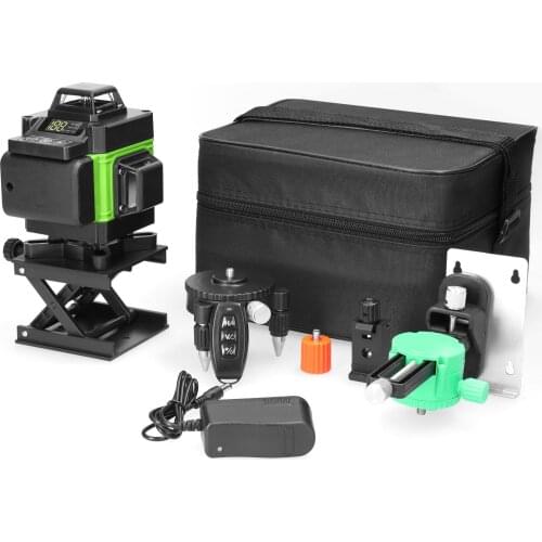 Multifunctional 4D 16 Lines Laser Level Self-leveling Machine USB Rechargeable Leveling Tool with Vertical Horizontal Tilt Lines