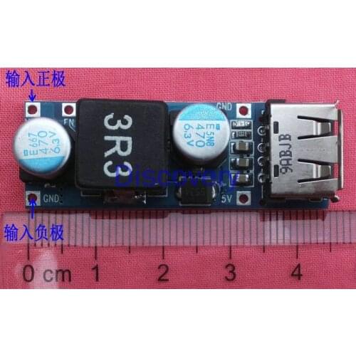 LTC1700 Boost Power Module with USB Identification Mobile Power DIY Single Lithium Battery 3.6V Liter 5V 4A