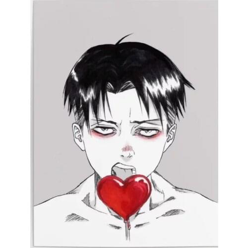 Canvas Wall Artwork Prints Poster Home Decoration Suck It Heart Painting Modern Black White For Bedroom Modular Picture No Frame