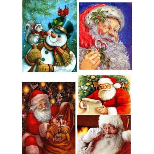 Full Drill Resin Ribbon Mosaic Merry Christmas 5D Diy Embroidery Diamond Painting 3D Cross Stitch Kit sticker room decorations