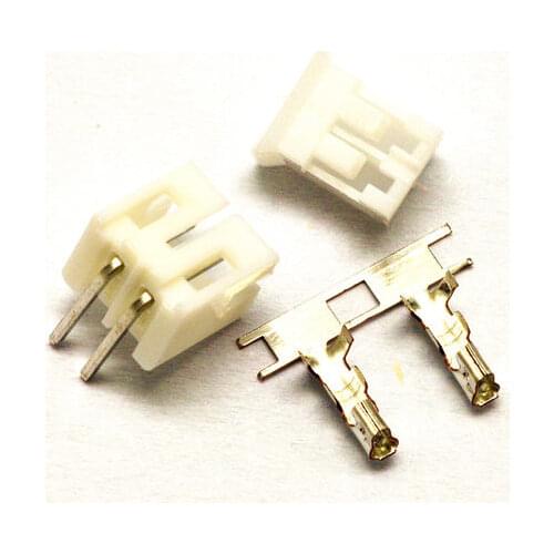 PH2.0 connector 2.0MM connector: plug + bend needle seat + terminal 2P 100 sets
