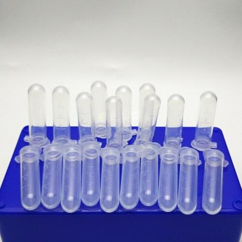 20pcs.5ml Gardening supplies diy seed tank Small round toe seed bottles 5ml cactus flower.bottom centrifuge tubes