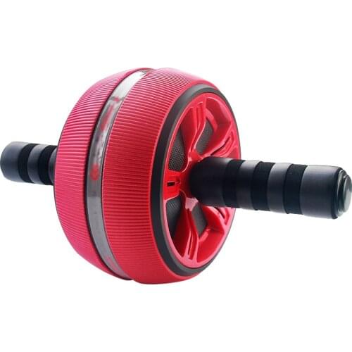 V108 Beginner Ab Roller Abdomen Slimming Muscle Training Abdominal Wheel Home Gym Equipment Keep Fit Wheel Mute Fitness Wheel