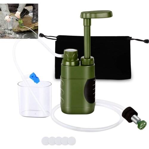 Outdoor Water Purifier Camping Hiking Emergency Life Survival Portable Purifier Water Filter Filtration Purifier For Activities
