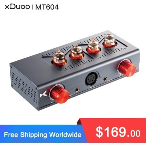 Tube 6J1 Pre-amp XLR/4.4MM Input/Output Tube