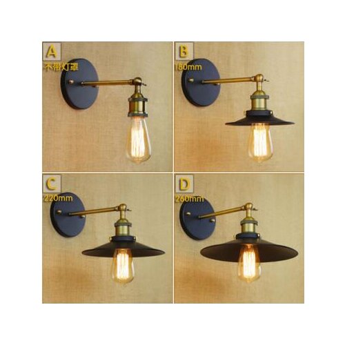 Loft style Industrial Vintage Wall Lamp For Home Lighting Edison Retro Wall Light Fixtures Sconce Applique LED Lampara pared