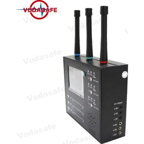 1.2GHz2.4GHz5.8GHz Triband IP Camera Detector With Acoustic Display Warning Mode
