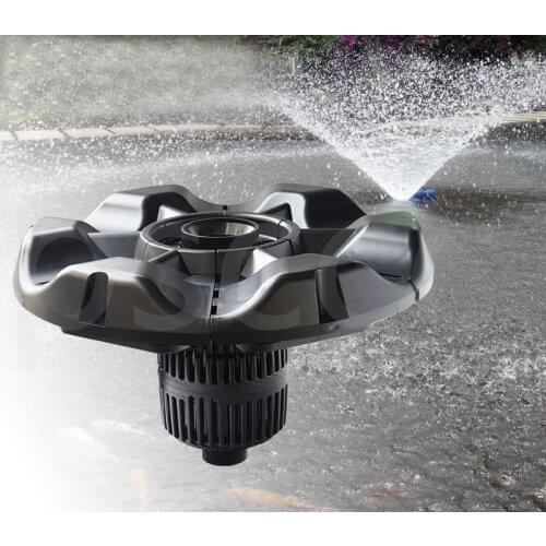 Fish pond water fountain pump fish pond filter fish pond floating fountain 115W.Fountain aeration koi pond landscape