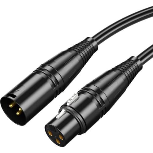 XLR Cable Microphone Cannon Plug XLR Cable Guitar Cable Extension Mikrofon Cable for audio Mixer Amplifiers 1m/2m/10m/20m