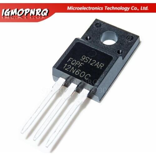 10PCS FQPF12N60C TO-220 12N60C 12N60 TO220 Field-Effect transistor
