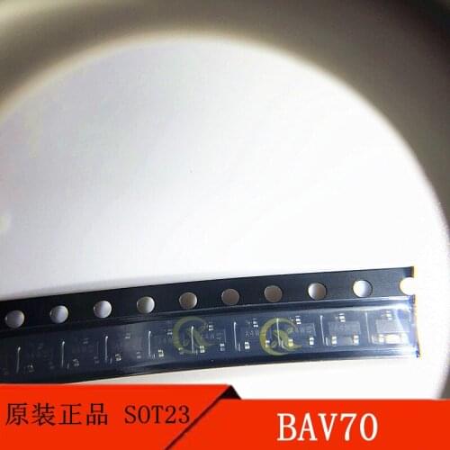 100PCS BAV70 patch SOT-23 printing A4W high-speed double diode original products