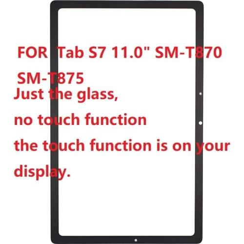 11 inch Tablet PC Touch Screen Glass Outer Panel Front Glass For Samsung Galaxy Tab S7 11.0" SM-T870 SM-T875