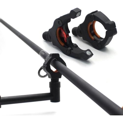 2 PCS Carp Fishing Rod Rest Head Gripper For Carp Coarse Rod Pod Holder Stick Magnet Clip Bracket Carp Rod Fishing Accessories