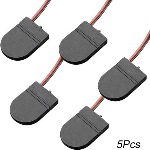 5PCS CR2032 Button Coin Cell Battery Socket Holder Case Cover With ON-OFF Switch 3V Cell Battery Storage Box