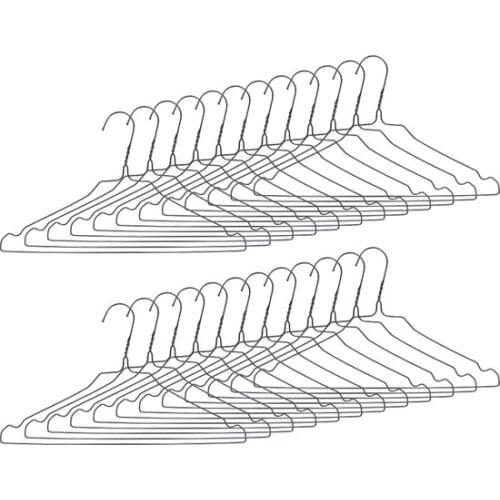 Modern Ganteks Metal Clothes Hanger Clothing Hanger 50 Pcs