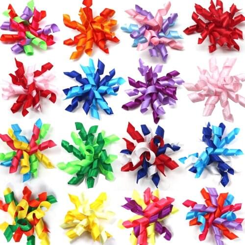 60pcs Dog Ribbon Bow Pet Dog Hair Accessories Valentines Doy Dog Bows Small Dog Hair Bows Dog Bows Bulk For Small Dogs