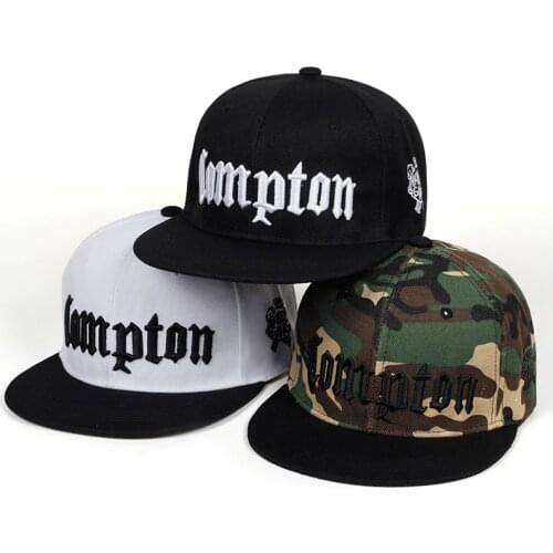 Compoton Camouflage Hat Men Embroidered Baseball Cap Woman Cap Summer Hip Hop Black White Cap