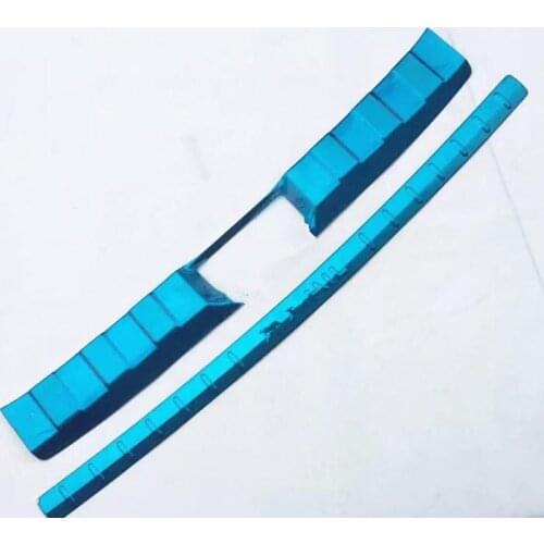 Car cover Rogue Stainless Steel Rear Bumper Protector Sill Trunk Guard Cover Trim For Nissan X-Trail 2008-2013 T31 Car styling