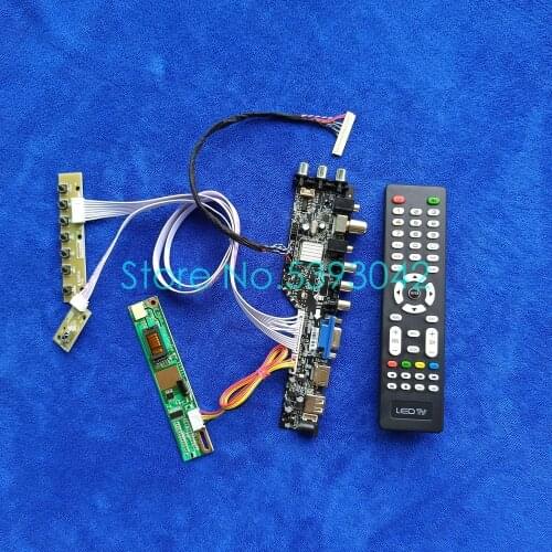 For LP171WP4 (TL)(N1)/(TL)(N2)/(TL)(P1)/(TL)(P2) DVB-T2 3663 digital 1CCFL 1440*900 LVDS 30-Pin USB+AV controller board kit