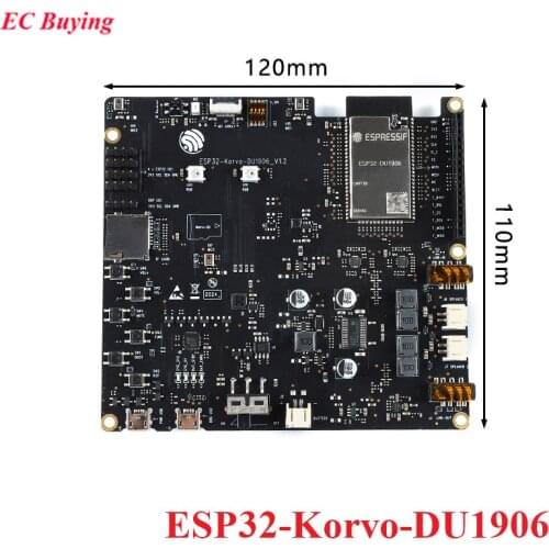 ESP32-Korvo-DU1906 AIoT Voice Development Board ESP32 WiFi BLE Module ESP32-DU1906 Speech Speaker IIC I2C LCD Interface