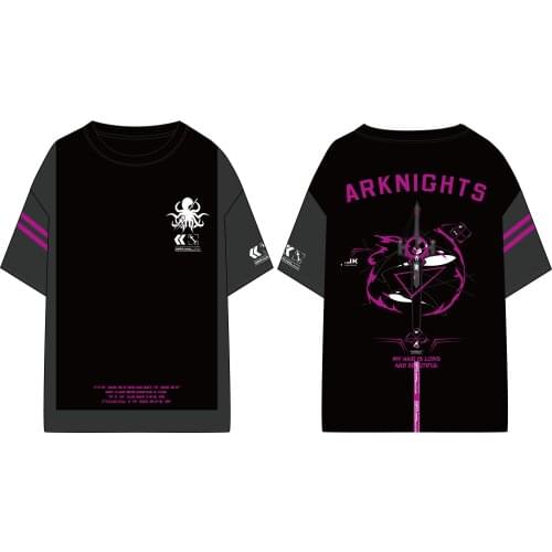 Anime JK Arknights Cosplay Shirt Related T-Shirt Tops Tee Women Men Casual tshirt t shirt Costume Short sleeve