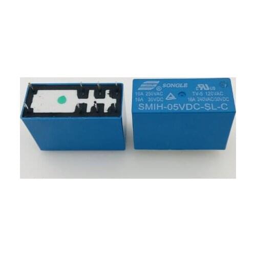 HOT NEW 5V relay SMIH-05VDC-SL-C 5VDC SMIH-05VDC-SL-C-5VDC SMIH05VDCSLC 5V 5VDC DC5V 16A 250VAC 8PIN