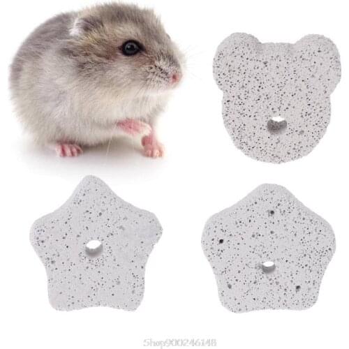 Hamster Squirrel Teeth Grinding Mineral Stone Chinchilla Rabbit Cage Accessories S04 20 Dropship