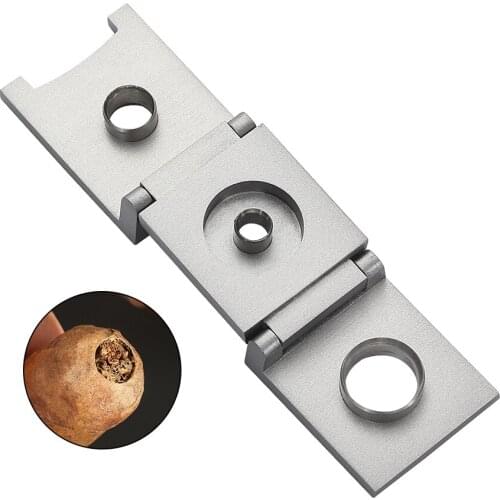GALINER Cigar Cutter Punch 3 Diameter Metal Stainless Steel Guillotine Cigar Punch Tobacco Cutting Portable Cigar Tool