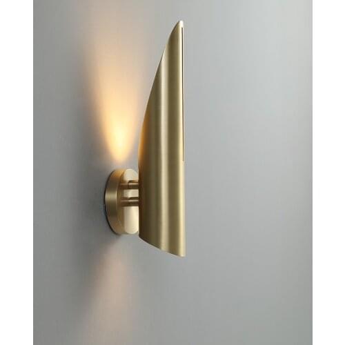 New Style Parlor Led Wall lamp Bedroom Bedside Wall Lights Fixtures Black/Gold Body Aisle Indoor Wall Deco Nordic Luminaire