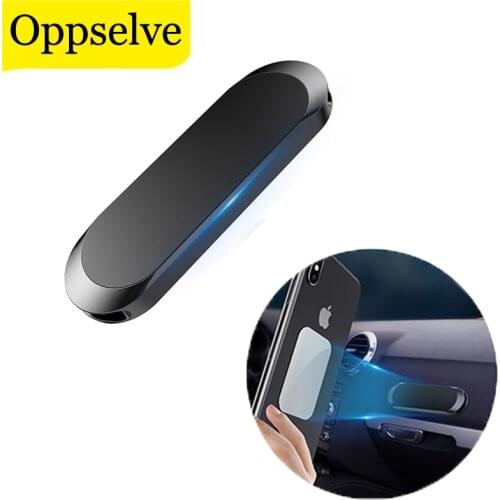 Oppselve Magnetic Car Holder For Mobile Phone GPS Mount Stand for iPhone Huawei Xiaomi Samsung Car Phone Holder With Cable Clip