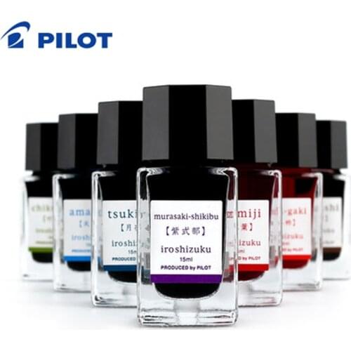 Pilot color ink in Japan is suitable for natural gradient of pen 15ml non-carbon black ink INK-15