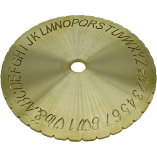 Letter Type Dial Font Disc Inside Ring Engraving Machine Attachment Jewelry Tools