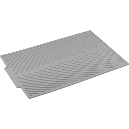 Rectangle Silicone Drain Mat Drying Dishes Pad Heat Resistant Slip-proof Tray Set Massage Mats For Kitchen Dish Mat