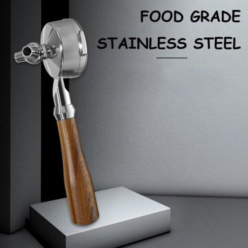 Breville 9 Series Stainless Steel Coffee Machine Handle Bottomless Wooden Coffee Handle Portable Filter Professional Accessories