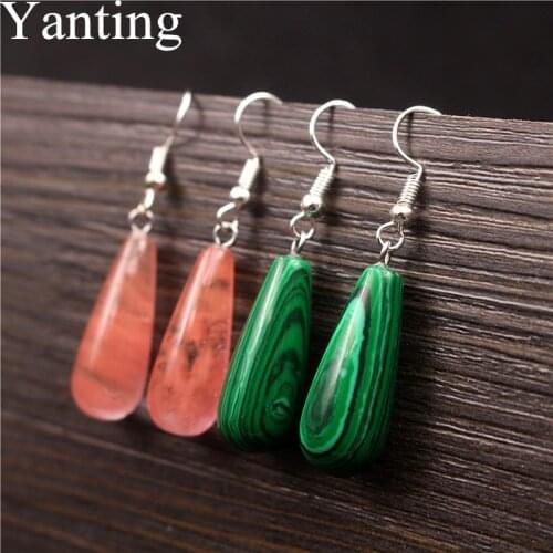 Yanting Crystal Water Drop Earrings Female Simple Style Women Earrings With Stones Gift For Women Girls Jewellery Brincos 0437