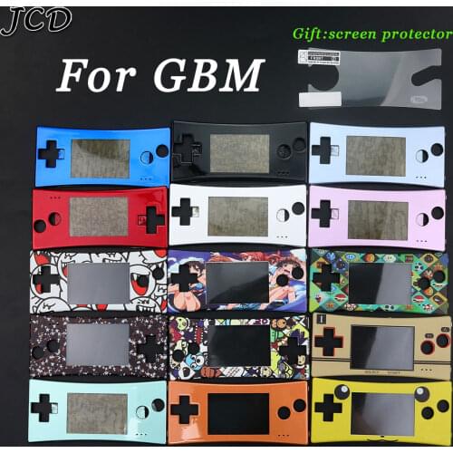 JCD Replacement For Nintendo Game Boy Micro Shell Housing Case Cover For GBM Halloween Front Faceplate Cover