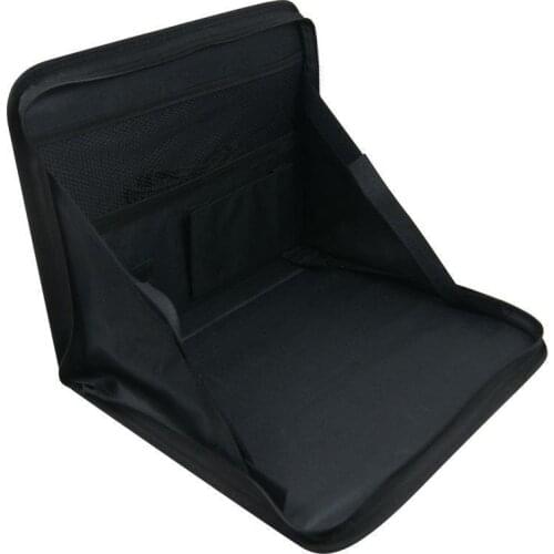 Car Rear Seat Table Laptop Stand Food Table Tray Storage Bag Portable Car Computer Desk Stand Foldable Laptop Table