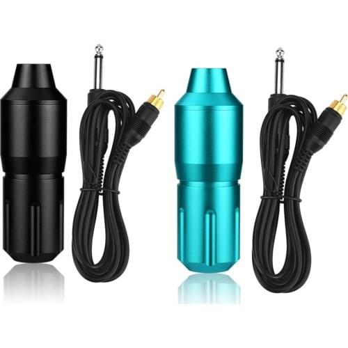 Tattoo Pen Tattoo Machine Gun Alloy Shader/Liner Electric Ergonomic Rotary Motor Cartridge Lock-pin Needles Permanent Makeup