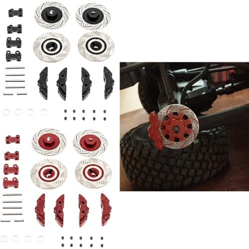 1/10 RC Car Wheel Drive Hub Stainless Steel Brake Disc for TRAX-XAS TRX4 1:10 Scale RC Off Road Car Truck Accessory