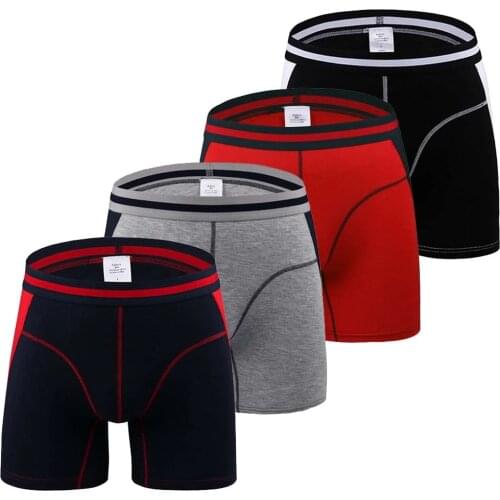 4pcs Sexy Boxers Men Underwear Brand Soft Breathable Cotton Homme Slip Panties Calzoncillos Boxershorts Underpants Hombre 2021