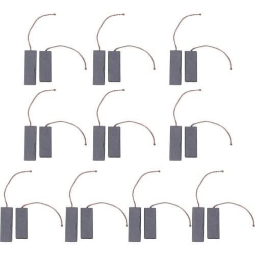 10 Pairs Carbon Brushes Durable Motor Carbon Brushes for Siemens Drum Type Washing Machine Parts 5X13.5X40mm