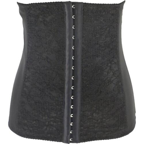 Fiber Win Womens Waist Cincher Shaper Underbust Waist Training Corset Lace bustier Plus Size XS-6XL 1084# корсет